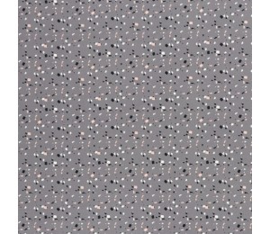 Baumwolle - Sprenkel grau rosa